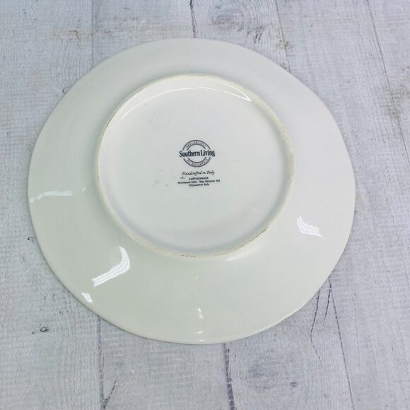Southern Living ROOSTER Chicken Hand Crafted Italy Farmhouse Lunch Plate Set 5